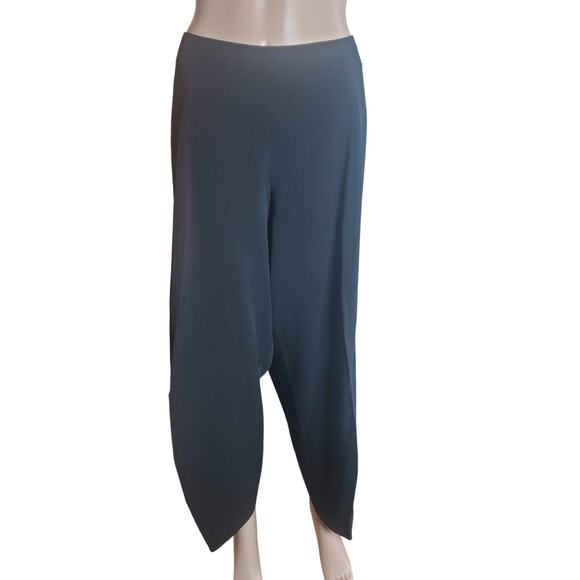 Elm Design Matthildur Icelandic Size L/XL (34x26) Black Seamed Ankle Pants - Picture 1 of 11
